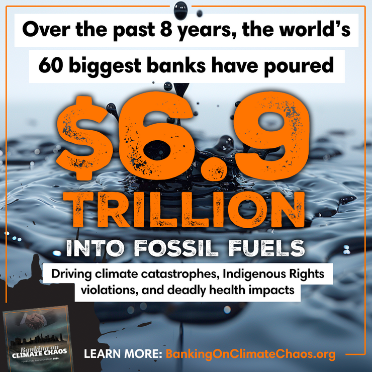 三菱UFJが化石燃料融資で世界4位…米環境NGO、「化石燃料ファイナンス報告書 2024」公開