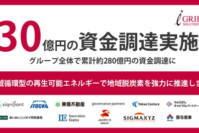 アイ・グリッド、30億円の資金調達を行いVPP Japanを子会社化 画像
