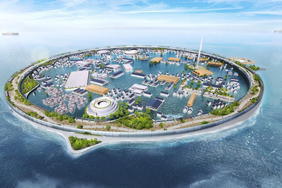 N-ARK、海洋を新たな経済空間とする海上未病都市「Dogen City」の事業構想を発表 画像