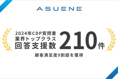 アスエネ、CDP2024回答支援で210件の実績 顧客満足度9割超を達成 画像