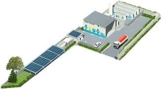 東京ガス、都産グリーン水素と下水汚泥由来CO2を活用したe-メタン製造の実証へ　2026年度製造開始を予定 画像