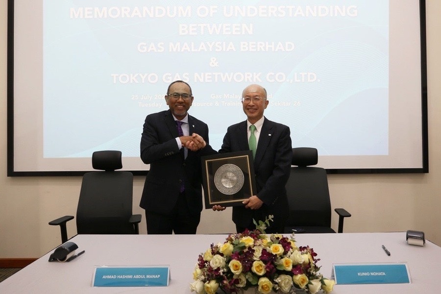東京ガスネットワーク、マレーシアのガス企業と相互協力協定
