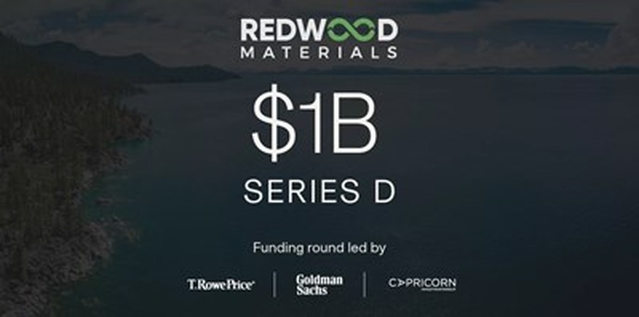 米ベンチャー・レッドウッド、シリーズDラウンドで10億ドル調達　蓄電池のリサイクル